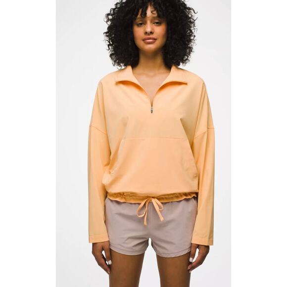 PrAna Railay Pullover - Womens Small Pink Peach - Picture 1 of 7